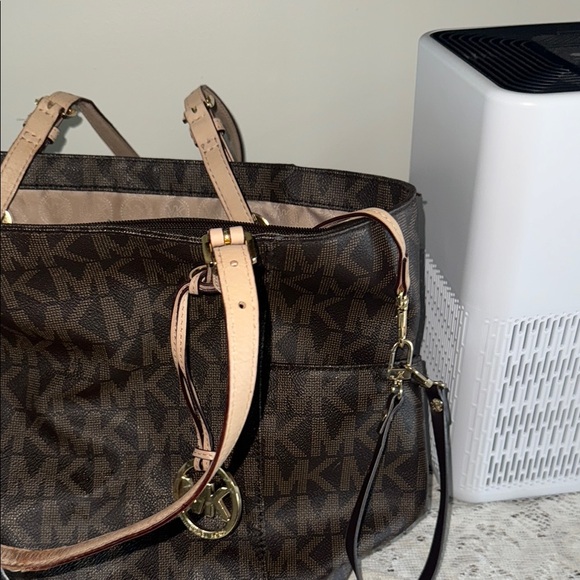 Michael Kors Brown Tote with Signature Monogram - Picture 5 of 15